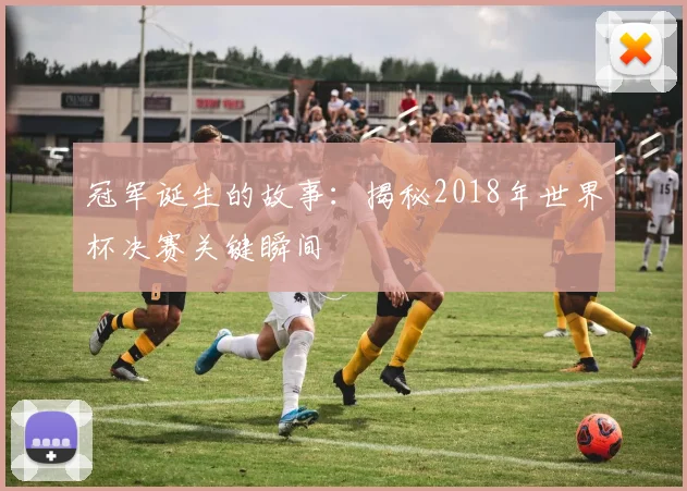 冠军诞生的故事：揭秘2018年世界杯决赛关键瞬间